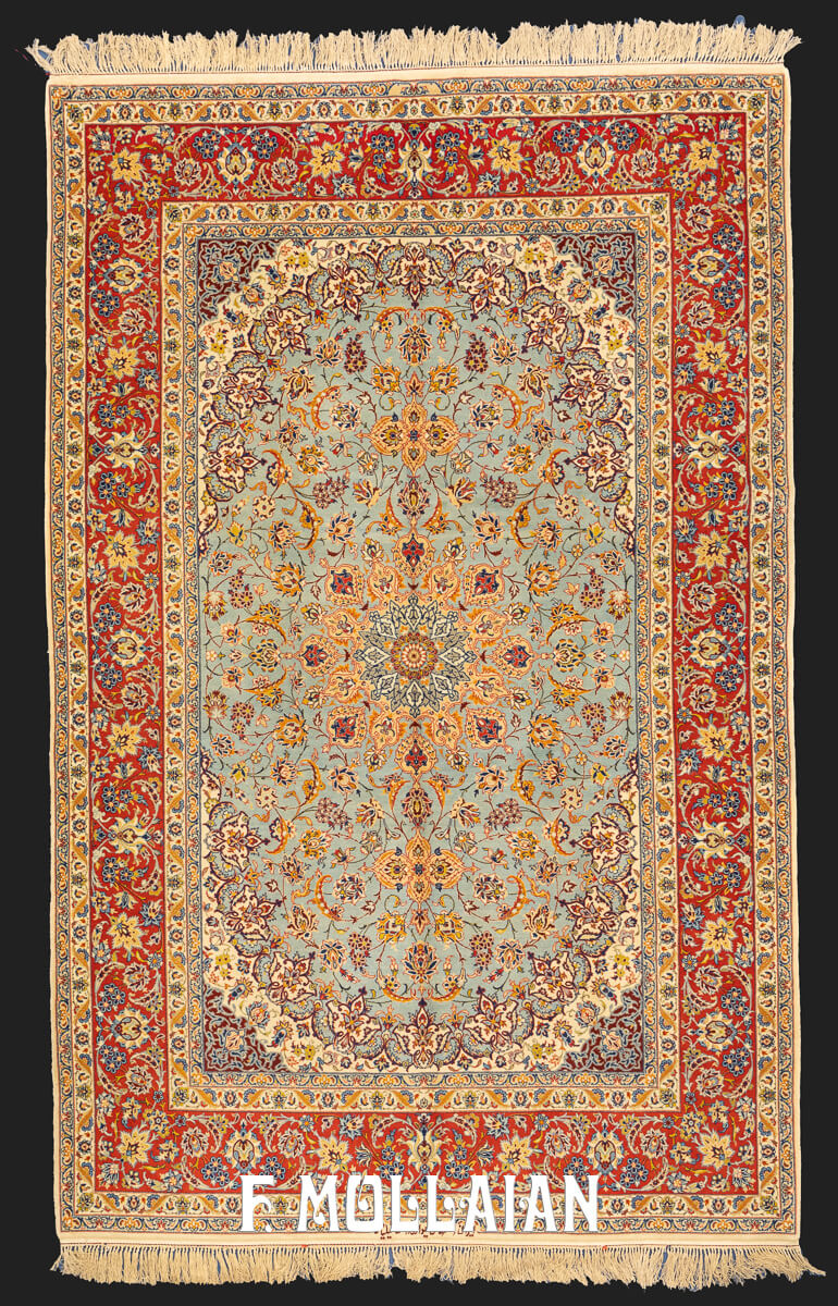 Antique Isfahan Rug Silk Warp n°:42797440
